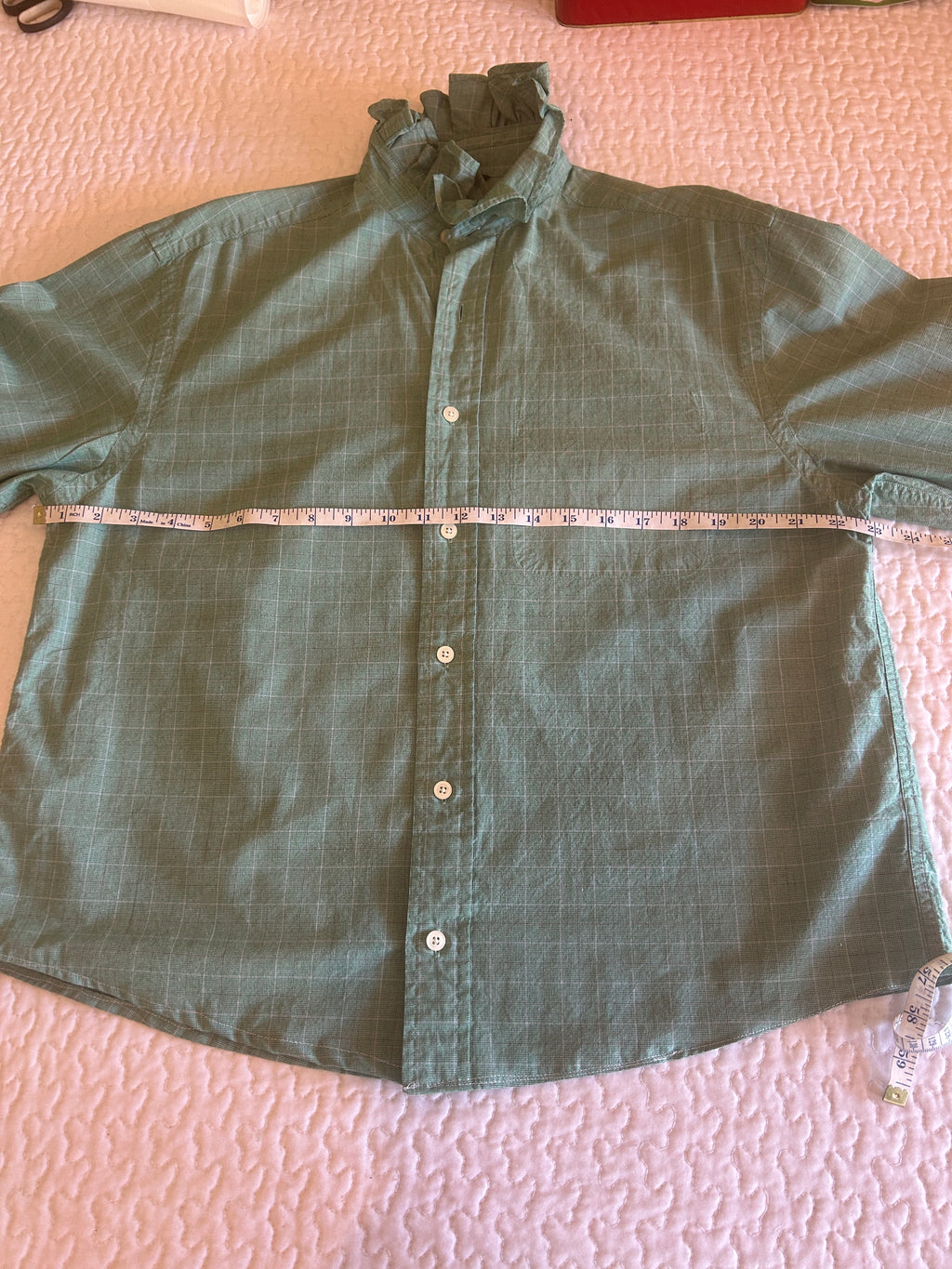 Upcycled Men's Long Sleeve Button Down