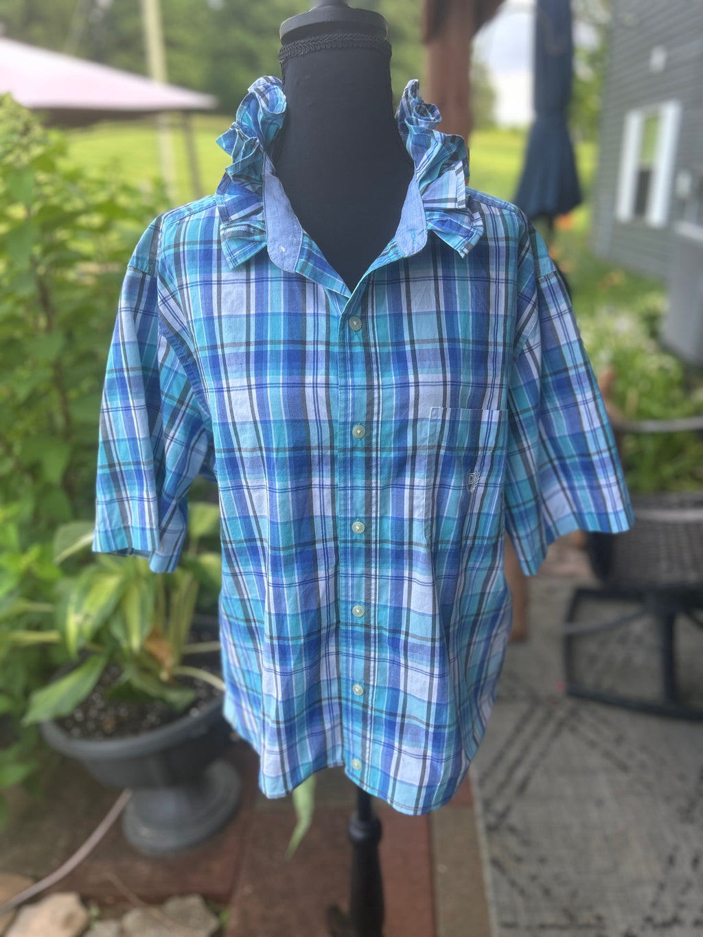 Crisp Plaid ready for the day