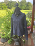 Classic Navy and white polka dot with a feminine flair. Add a flag for a touch of patriotism